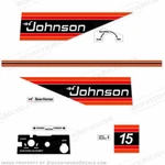 Fits Johnson 1981 15HP Outboard Decal Kit - Discontinued Reproductions! New. Price: $74.95.