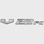 Suncatcher Boat Model Decal Sticker 73405329 V22FC Silver Black New. Price: $33.13.