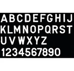 Seachoice 74721 Gothic Letter-white V-10PACK New. Price: $31.32.