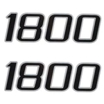 Crestliner Boat Emblem Decal Sticker 1800 Black Silver (pair) New. Price: $10.98.