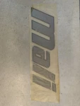 Malibu Emblem - Grey Metalflake Inlay ("mali" Only) New. Price: $250.00.