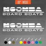 18" Moomba Boats Outboard Motor Marine Decals Vinyl Stickers Pair Set Of 2 New. Price: $27.99.
