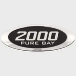 Blue Wave 2000 Pure Bay Boat Raised Decal 162318-01 Silver / Black New. Price: $16.89.
