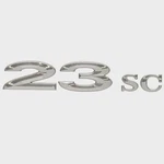 Cobalt Boat Raised Model Decal Sticker 453096 23SC Silver Emblem New. Price: $30.12.