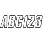 Hardline Products 800CLBLK Series 3" Letter/number Kit-clear/black New. Price: $46.60.