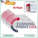 10 Pack Turning Point Usa Charlie Kirk Stickers Laptop Bumper Decal Window Car New. Price: $11.99.