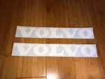 Volvo Logo 12 Vinyl Decal Sticker (set Of 2) White Replacement Mini Excavator New. Price: $11.99.