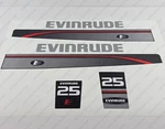 Evinrude 25 Hp Two Stroke 1995-1997 Outboard Engine Decals Sticker Set New. Price: $48.13.