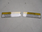 Cruisers Yachts Caution Decal Set Of (2) White V2225800 Marine Boat New. Price: $24.95.