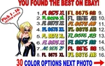 Custom Boat Jet Ski 2 Color Registration Numbers For Pwc Lettering Stickers # New. Price: $16.50.