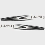 Lund Boat Graphic Decals 2280382 Crossover Hull Stickers (set Of 2) New. Price: $219.34.
