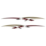 Rinker Boat Graphic Decal VS811801-04RD Captiva Stickers (set Of 2) New. Price: $185.16.