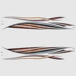 Crestliner Pontoon Boat Decal Sticker 137422-01/137423-03 (set Of 6) New. Price: $197.00.