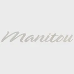 Manitou Pontoon Boat Decal 31-0051 Logo Sticker Light Gray New. Price: $20.06.
