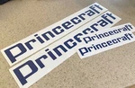 Princecraft Vintage Boat Decals 18" 4-PAK Vinyl Navy Blue + Free Shipping! New. Price: $21.60.
