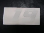 G3 19 Cc Raised Decal 1/8" X 5/8" White & Silver 158627-01 73405415 Boat New. Price: $19.95.