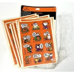 Vintage Vtg Pack Stickers Hallmark Peanuts Snoopy Halloween 8 Sheets Open Used. Price: $52.76.