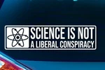 Pro Science Car Decal, Liberal Climate Change Political New. Price: $13.99.