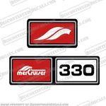 Fits Mercruiser 330HP Valve Cover - Red Discontinued Decal Reproductions! New. Price: $39.95.
