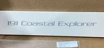 Grady White 191 Coastal Explorer Decal Nameplate Silver #10-1311 *1 Set* New. Price: $50.00.