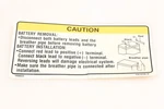 New Oem Yamaha EU0-U418B-00-00 Caution Label Decal Nos. Price: $16.34.