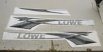 Lowe Decals Set Of (3) Black / Grey White Marine Boat New. Price: $124.95.