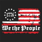 1776 We The People American Flag Decal Distressed Sticker For C... New. Price: $14.43.