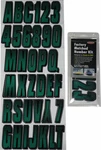 Hardline Series Alphanumeric Vehicle Id Inch Kit - Green TEBKG300 New. Price: $22.95.