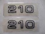 Triton 210 Raised Emblem Decal (set Of 2) Metallic Silver & Black 7604271 Boat New. Price: $19.95.
