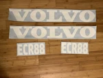 Volvo ECR88 Decal Kit Excavator Sticker (set Of 4) Construction Replacement New. Price: $59.95.