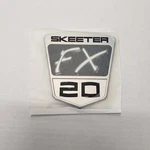 New Authentic Skeeter Emblem FX20 Black/ Silver 4". Price: $52.99.
