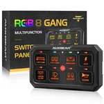 Auxbeam RA80XL Rgb Gang Auxiliary Multifunction Universal Switch Panel Truck New. Price: $186.99.