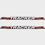Tracker Boat Logo Decal Sticker 336358 32 1/2 Inch Black Red (pair) New. Price: $100.52.