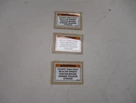 Cruisers Yachts Warning Cockpit Table Decal Set Of (3) White V3085200 Boat New. Price: $19.95.