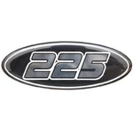 Crownline Boat Raised Decal 225 Black 3 1/2 X 1/4 Inch New. Price: $20.07.
