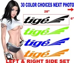 Tige Decals Boats 30 Color Choices Message For Other Options New. Price: $26.88.