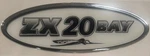 Skeeter Zx 20 Bay Oem Domed Hull Decal Emblem Badge 10.5 3.5 Oval Nos Used. Price: $55.00.