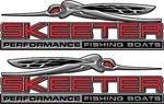 Skeeter Boats Performance Logo / Red Vinyl Vehicle Watercraft Decals New. Price: $36.97.