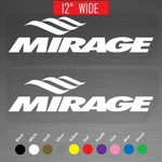 12" Mirage Boat Outboard Motor Marine Decals Vinyl Stickers Pair Set Of New. Price: $23.99.