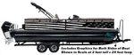 Grayscale Distressed American Flag Decal Graphic Wrap Pontoon Fishing Bass Boat New. Price: $532.25.