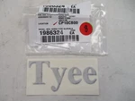 Lund Tyee Decal 5" X 1/4" H Metallic Silver & Black 1986324 Marine Boat New. Price: $14.95.
