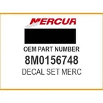 Mercury Decal Set 8M0156748 Oem New. Price: $47.63.