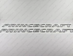 Princecraft Boat Logo Decals Stickers 48" X 2.7" 2PCS. New. Price: $43.25.