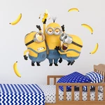 Despicable Me Minions Wall Decals - Bob, Kevin, Stuart Bananas Vinyl Sti... New. Price: $30.12.