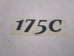 Ranger 175 Sportsfisherman Raised Decal Black 7/8" X 2 3/8" Marine Boat New. Price: $19.95.