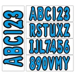 Boat Marine Navy Identification Decals Registration Numbers Blue Letter 3" New. Price: $15.99.