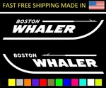 Boston Whaler Stickers Decals Emblem Logo Boat Multiple Colors And Sizes New. Price: $19.99.