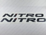Tracker Marine Nitro Boat Black/silver Decals Stickers 30" X 3.4" 2PCS. New. Price: $43.60.