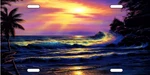 Ocean Sunset Add Your Name License Plate Free Shipping New. Price: $14.99.