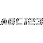 Hardline I.d. Sticker Kit - Series Silver SIBLK700 New. Price: $27.57.